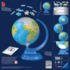 globo mappamondo night edition - puzzle 3d 180 pezzi