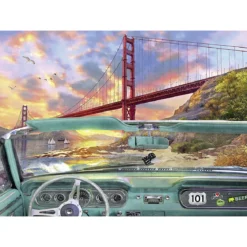 golden gate - puzzle 1000 pezzi