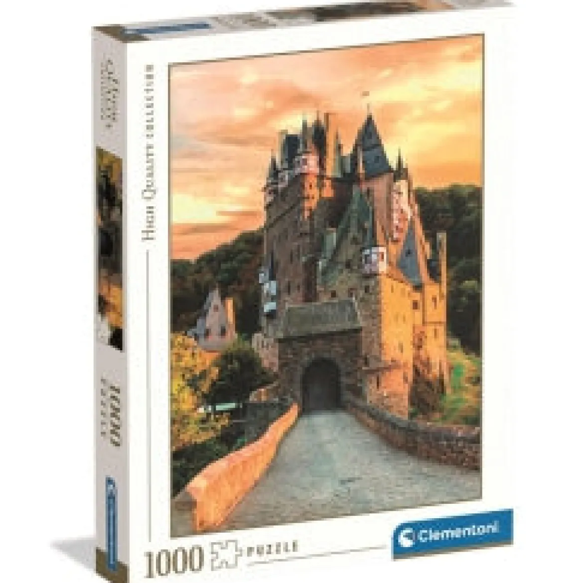 golden hour at eltz castle - puzzle 1000 pezzi