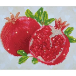 good fortune pomegranates - diamond dotz beginner dd3.002