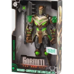 gormiti the new era - rockard, gormita del clan della terra - personaggio 30cm