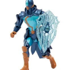 gormiti the new era - set 2 personaggi - carter, scion del clan dell'acqua e aqu, gormita del clan dell'acqua - personaggi 15cm