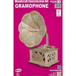 gramophone - kit di costruzioni in legno (certificazione fsc)
