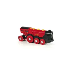 grande locomotiva elettrica rossa