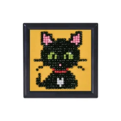 green eye sparkle with frame black - diamond dotz starter dds.019f 7,6x7,6cm