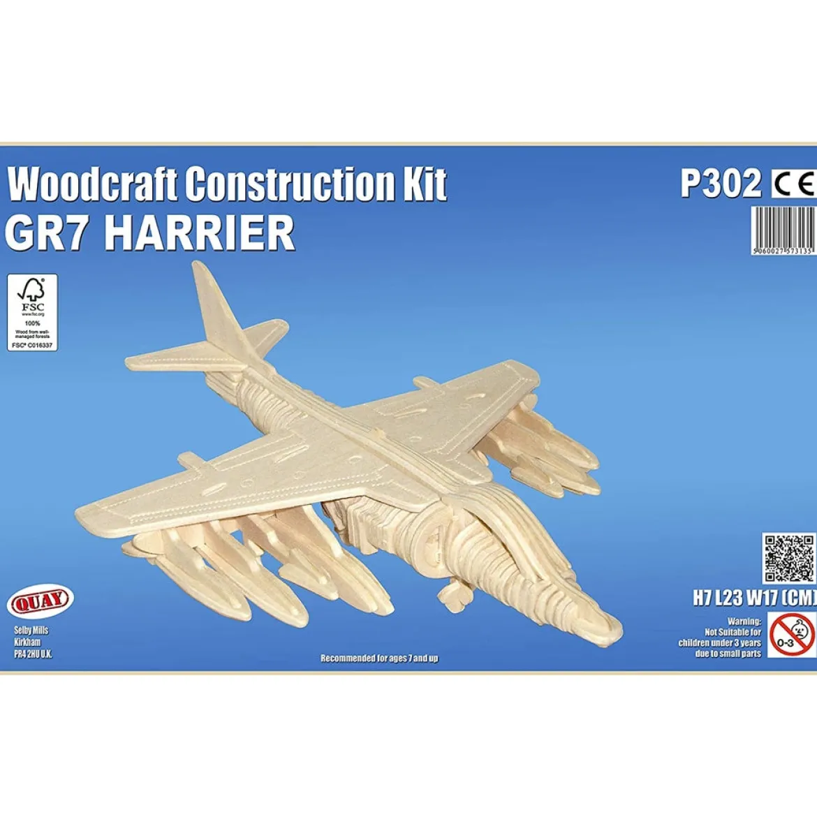 gr7 harrier - kit di costruzioni in legno (certificazione fsc)