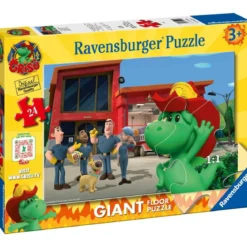 grisù pronti all'azione - puzzle da pavimento 24 pezzi