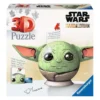 grogu baby yoda con orecchie - puzzle 3d