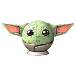 grogu baby yoda con orecchie - puzzle 3d