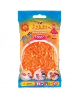 hama busta 1000 pezzi midi - arancio neon