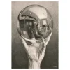 hand with reflecting sphere - novo art series - puzzle 1000 pezzi