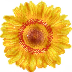 happy day sunflower - diamond dotz beginner dd3.004