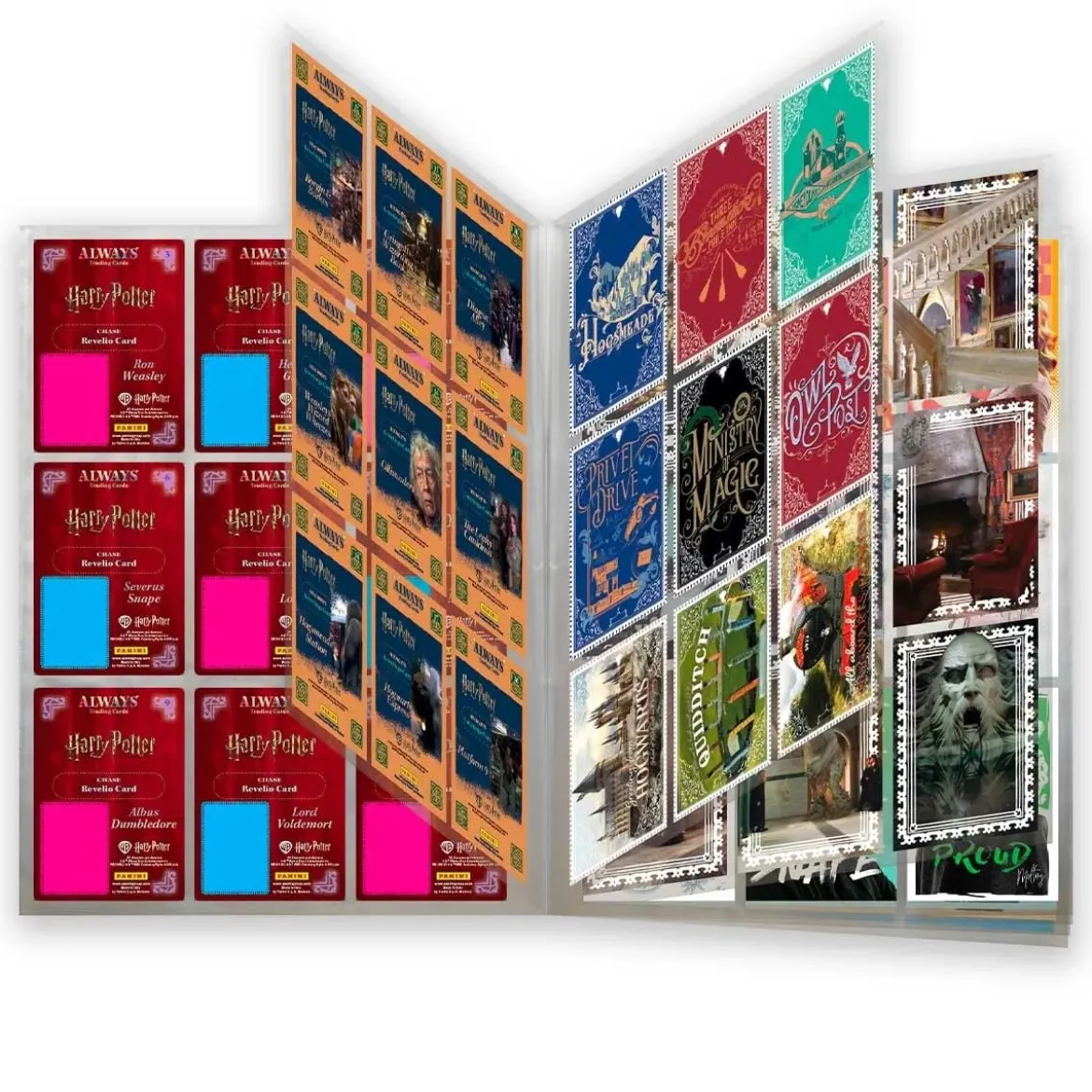 harry potter - always - starter set album + 3 bustine