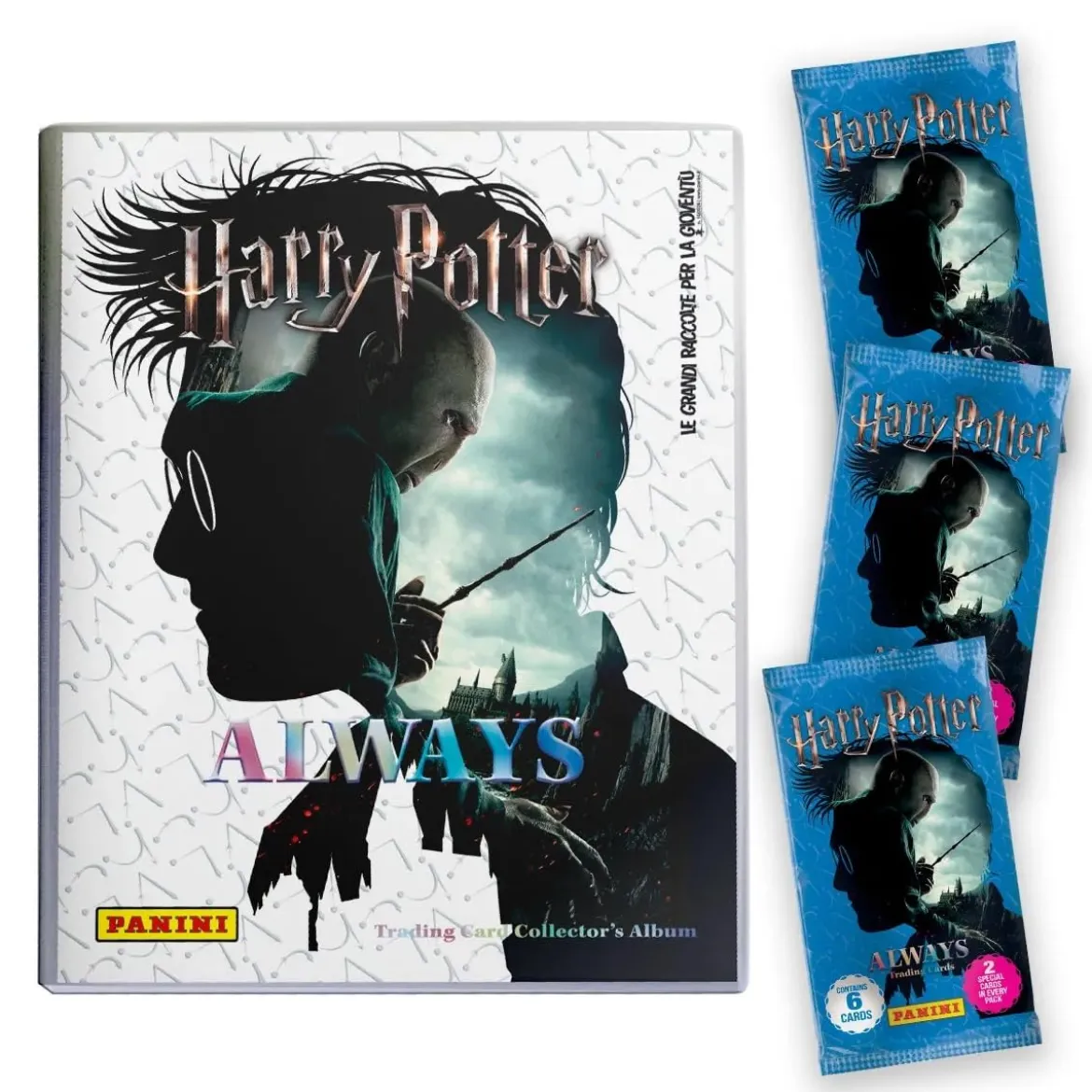 harry potter - always - starter set album + 3 bustine