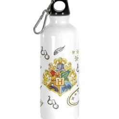 harry potter - borraccia 500ml - hogwarts symbols
