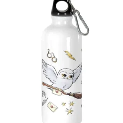 harry potter - borraccia 500ml - hogwarts symbols