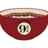 harry potter - ciotola in ceramica - platform 9 3/4