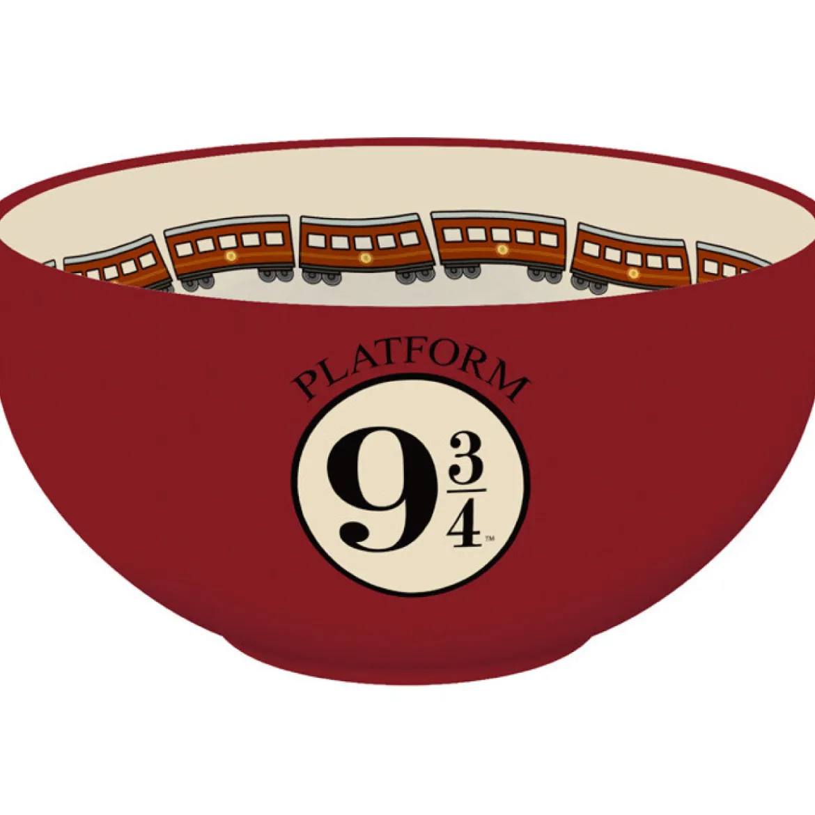 harry potter - ciotola in ceramica - platform 9 3/4