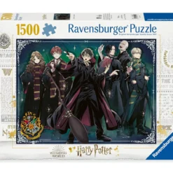 harry potter - griffindor vs slytherin - puzzle 1500 pezzi