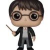 harry potter - harry potter con uniforme e bacchetta 9cm - funko pop! 01
