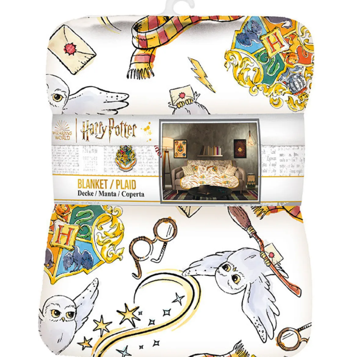 harry potter - harry's world - coperta 150x120cm