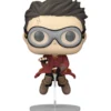 harry potter - harry with broom (quidditch) 9cm - funko pop 165