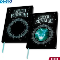 harry potter - heat change notebook a5 - expecto patronus