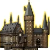 harry potter - hogwarts castle the great hall - puzzle 3d