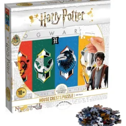 harry potter house crests - puzzle 500 pezzi