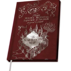 harry potter - notebook a5 - mappa del malandrino