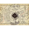 harry potter - parchment poster 66x46cm - la mappa del malandrino