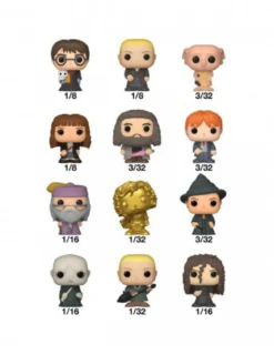 harry potter - 1 personaggio assortito 3cm - funko pop! bitty