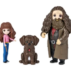 harry potter - set amicizia hermione e hagrid - small doll 8cm articolata