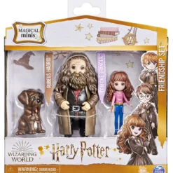 harry potter - set amicizia hermione e hagrid - small doll 8cm articolata