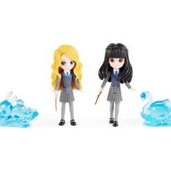 harry potter - set amicizia luna e cho - small doll 8cm articolata