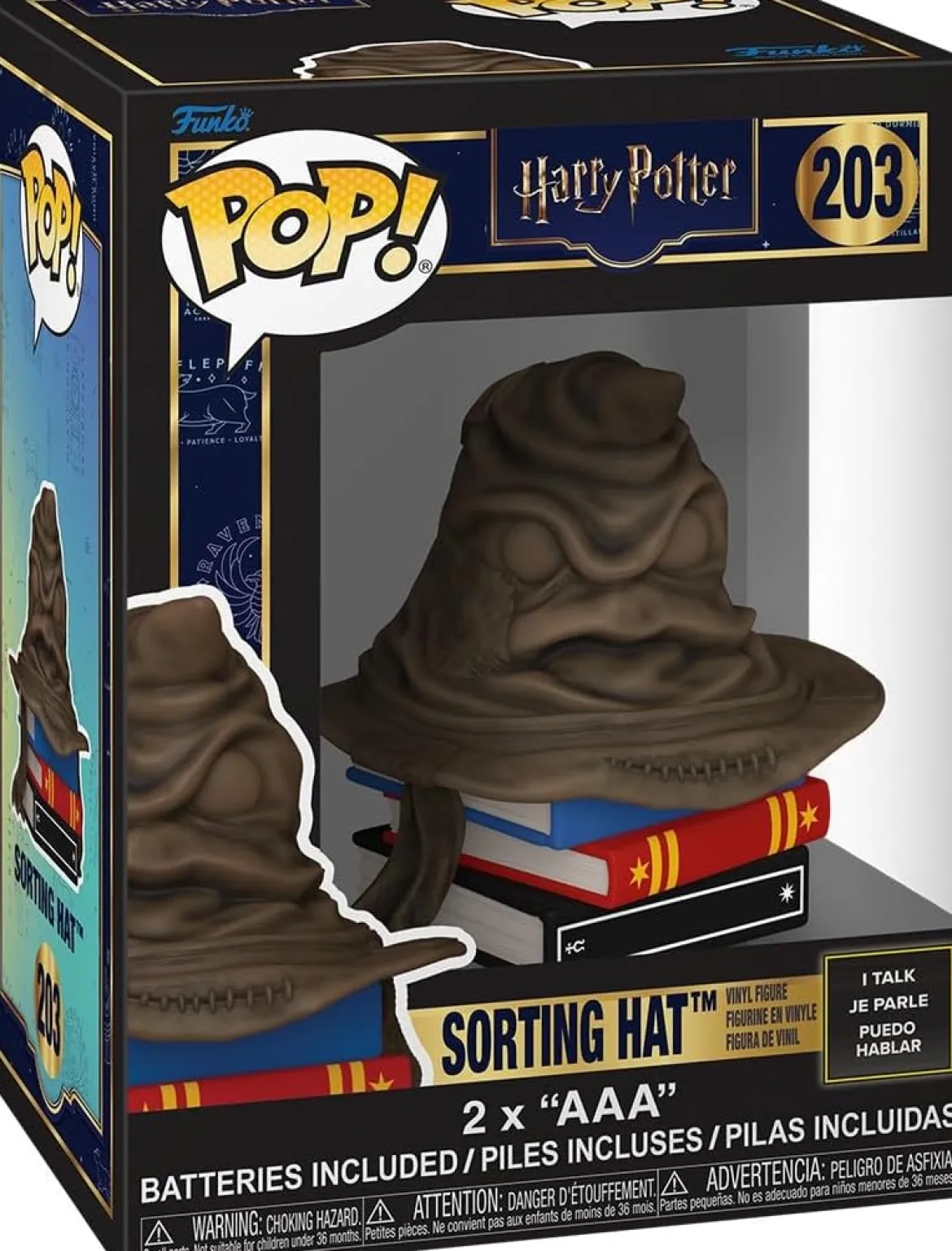 harry potter - sorting hat 9cm - funko pop! 203