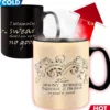 harry potter - tazza heat change 460ml - la mappa del malandrino