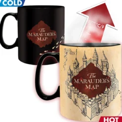 harry potter - tazza heat change 460ml - la mappa del malandrino