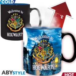 harry potter - tazza termosensibile 460ml - welcome to hogwarts