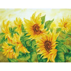 hazy daze sunflowers - diamond dotz intermediate dd10.023 57x41cm