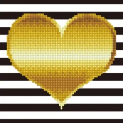 heart - diamond dotz beginner 49293 22x22cm