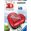 heart minecraft - puzzle 3d