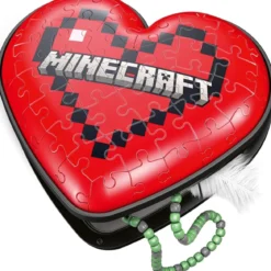 heart minecraft - puzzle 3d