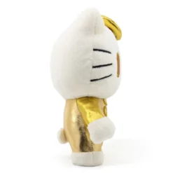 hello kitty and friends - dznr 50th anniversary edition - golden hello kitty 17cm