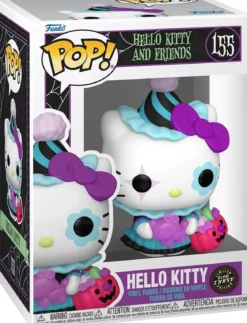hello kitty and friends - hello kitty spooky 9cm - funko pop! 155 chase