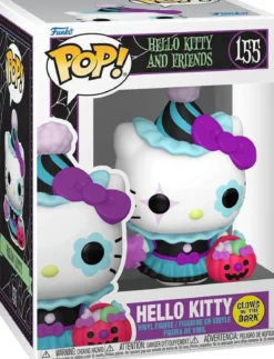 hello kitty and friends - hello kitty spooky (glow in the dark) 9cm - funko pop! 155