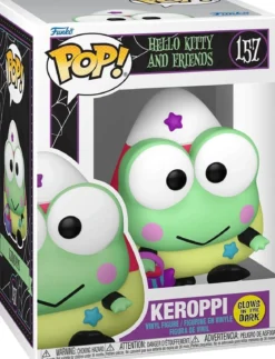 hello kitty and friends - keroppi spooky (glow in the dark) 9cm - funko pop! 157