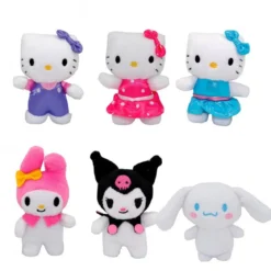 hello kitty and friends - micro plush - peluche 8cm - modello assortito