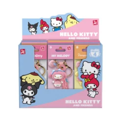 hello kitty and friends - portachiavi & cinghia da polso - 1 personaggio assortito