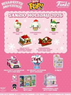 hello kitty & friends - bitty pop calendario dell'avvento 24 giorni